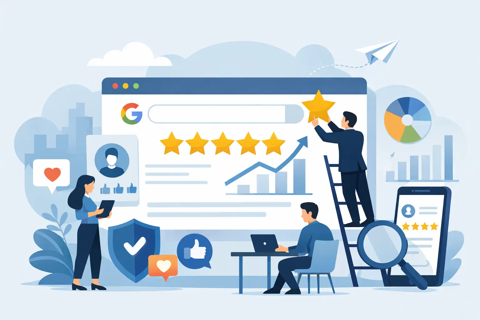 Como melhorar reputação online no Google