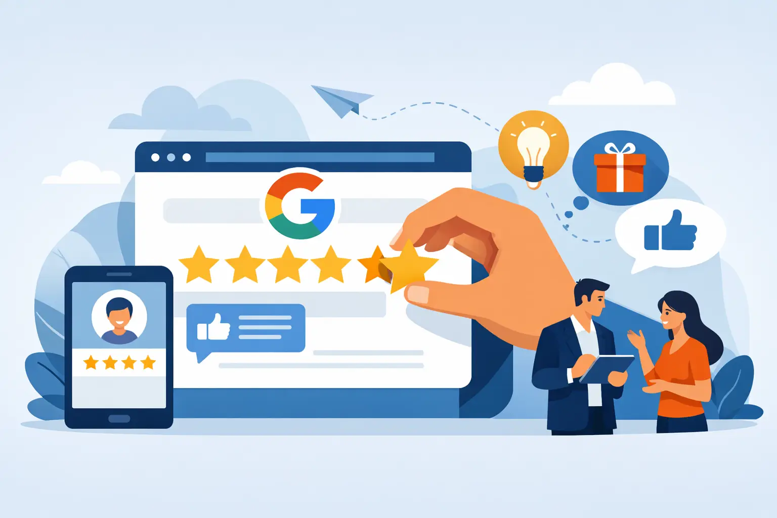 Como ter mais reviews Google sem insistir