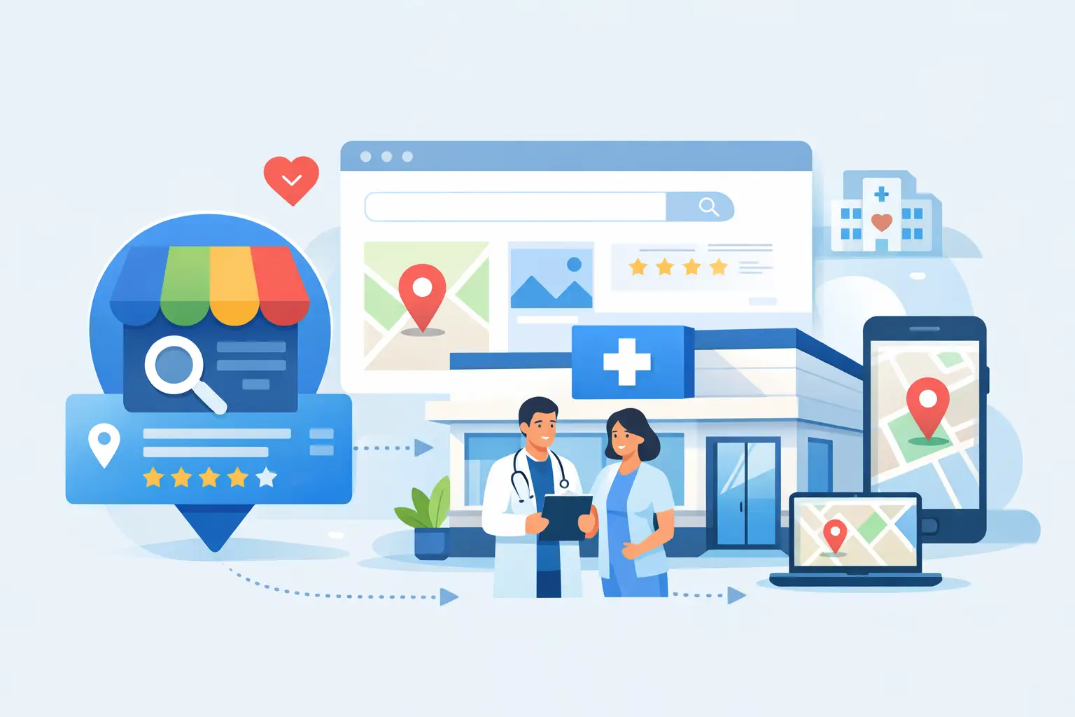 Google Business Profile para clínicas