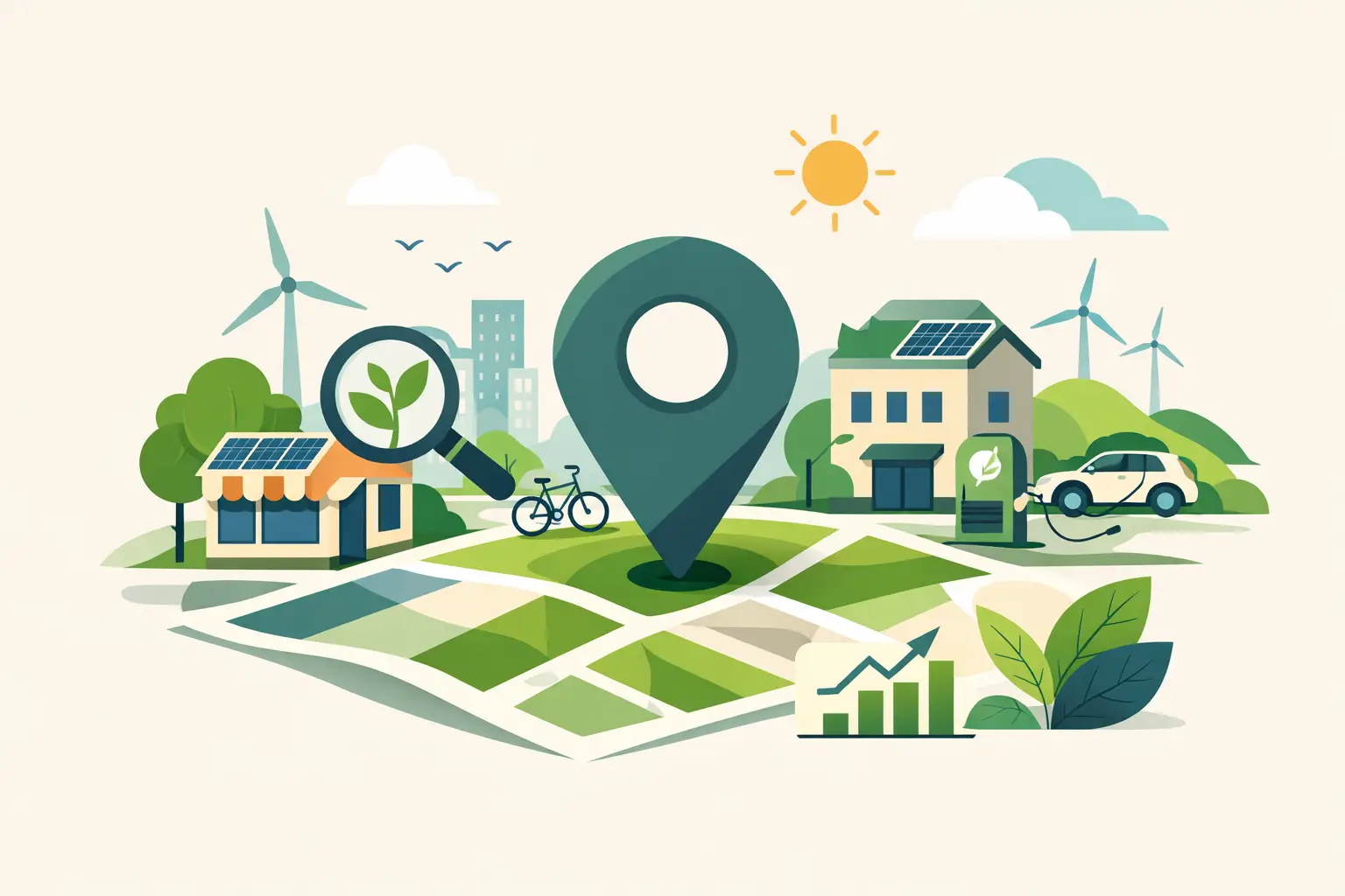 Guia de posicionamento local sustentável