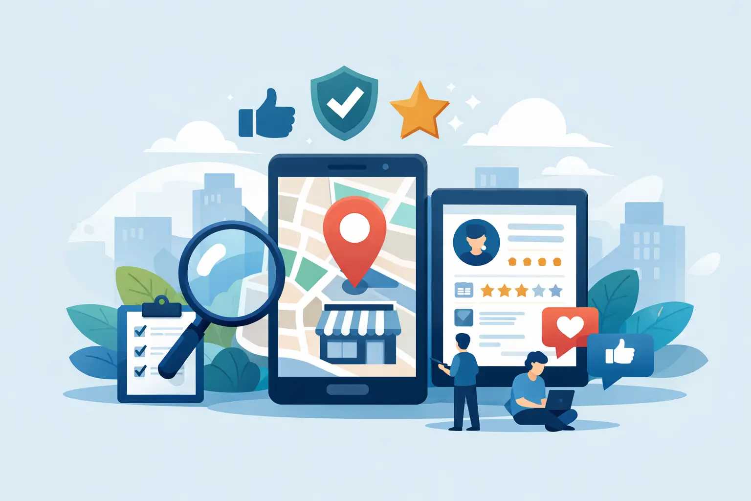 Guia de reputação digital local