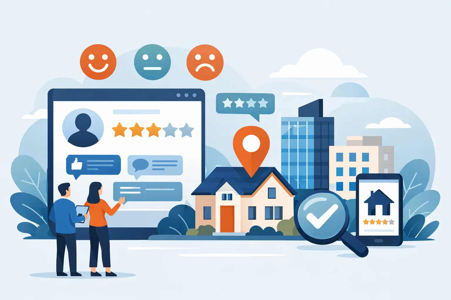 Reviews Google para imobiliárias: o que conta